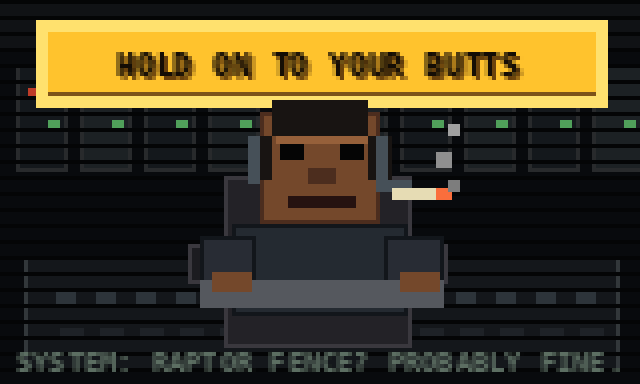 Hold on to your butts — pixel art homage